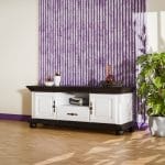 comoda tv lemn masiv bogdana mica pentru un living mai ingust